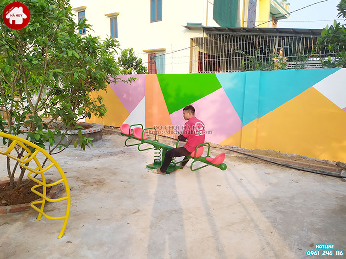 Sản xuất lắp đặt đồ chơi vận động ngoài trời trường mầm non tại Ninh Bình