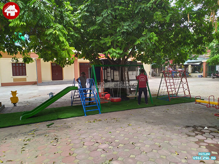 Sản xuất lắp đặt đồ chơi ngoài trời cho trường mầm non tại Hà Nội