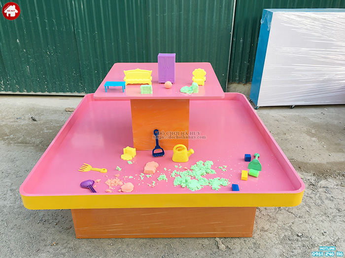Bể chơi xúc cát động học 2 tầng cho nhà liên hoàn PKLH-006