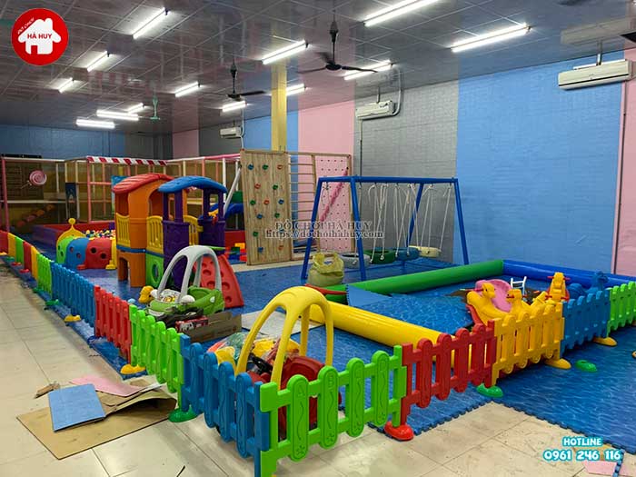 Thi công nhà liên hoàn khu vui chơi trẻ em có phí tại Ứng Hòa, Hà Nội